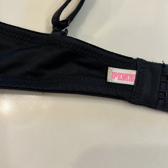 PINK Victoria's Secret padded, underwire & push up Black Bra. 32A - Picture 3 of 8